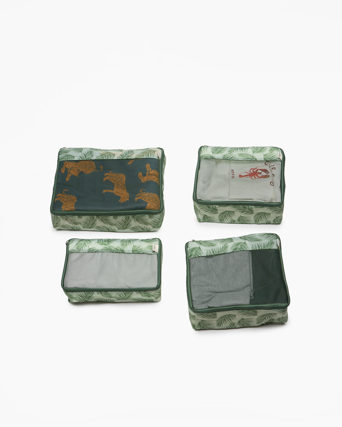 Packing Cube Set - Green Fern