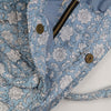 Blue Cotton Quilted Carry Bag