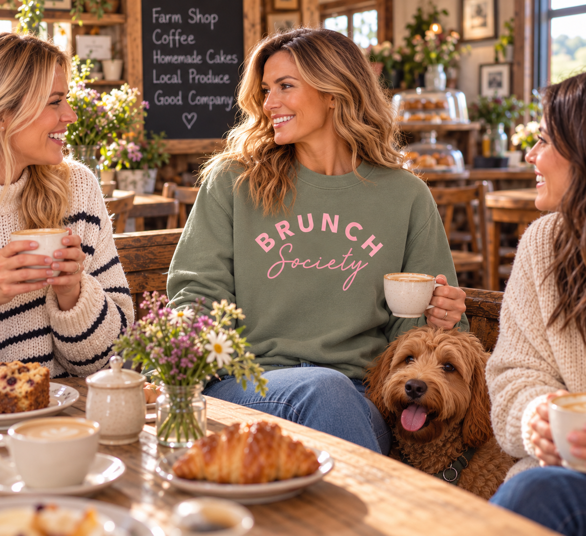 'The Brunch Society' Relaxed Sweatshirt