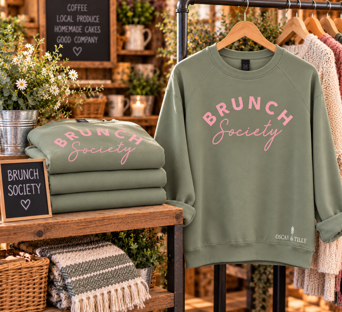 'The Brunch Society' Relaxed Sweatshirt
