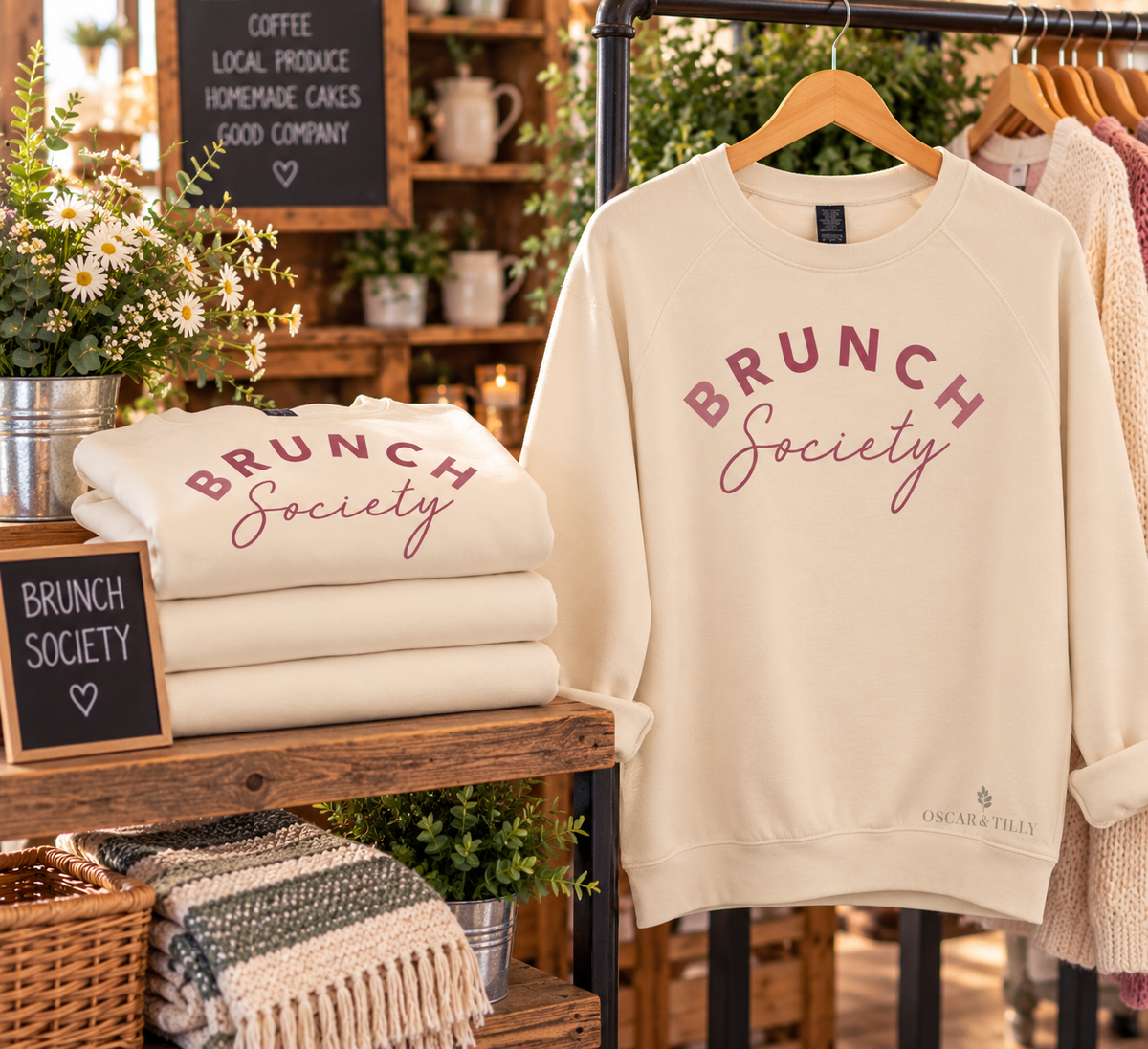 'The Brunch Society' Relaxed Sweatshirt