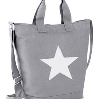 Book Bag with Shoulder Strap ~ in Natural, Grey or Black