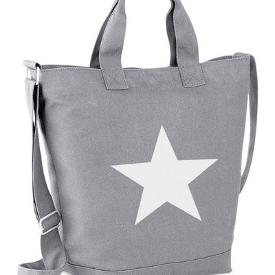 Book Bag with Shoulder Strap ~ in Natural, Grey or Black