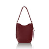 Italian Genuine Leather & Suede Bucket Shoulder Bag ~ in 3 Autumnal Colours