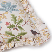 Orchard Birds Frill Edge Cushion