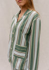 Cotton Pyjamas in Blue Stripes