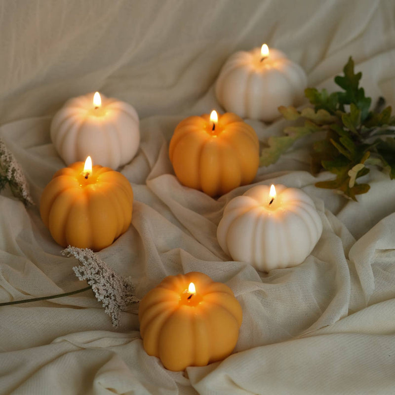 Pumpkin Candles / Halloween Candles – in 3 colours