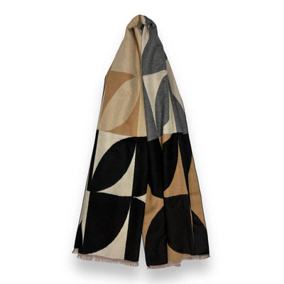 Retro Print Cashmere Blend Scarf in 3 colours