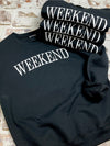Living for the Weekend Sweatshirt - in Navy