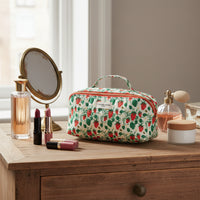 Ella Flat Lay Make Up Case  - full of Strawberries!