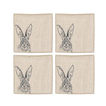 Hare Linen Napkins – Set of 4