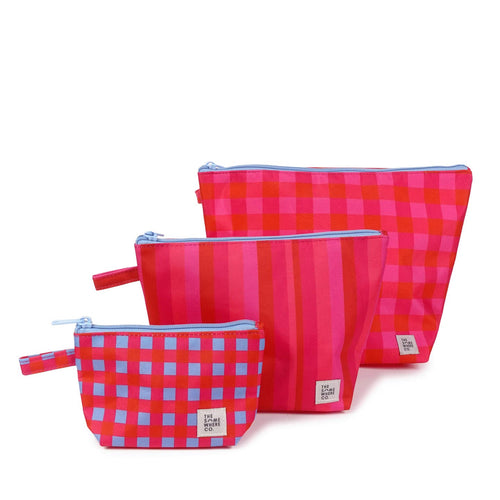 Cherry Pie Handy Pouches - Set of 3