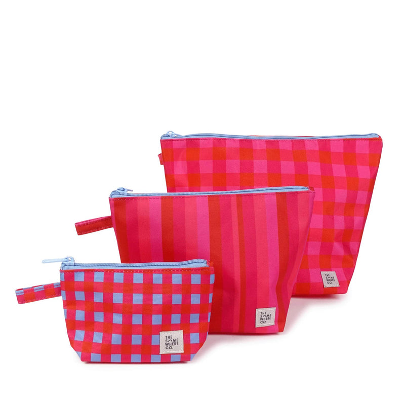 Cherry Pie Handy Pouches - Set of 3