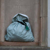 Gingham Santa Sack - Mistletoe Green