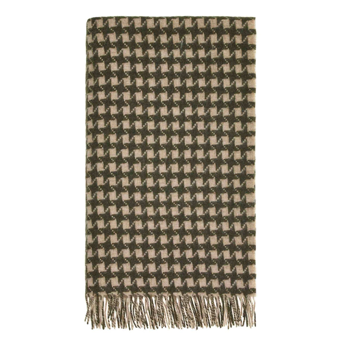 Star Green Pure New Wool Throw