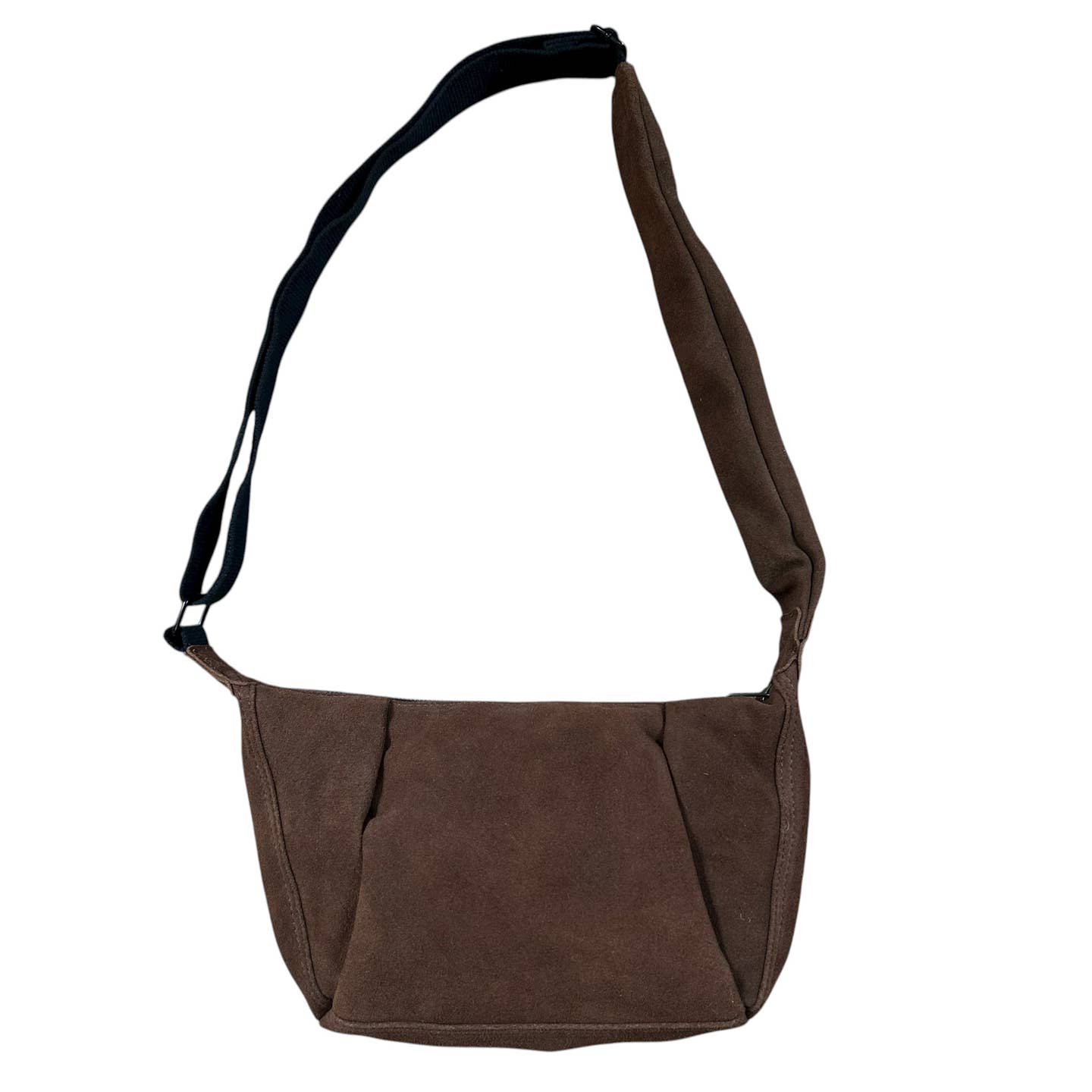 Brixton Cross Body Sling Bag - Brown or Tan Suede