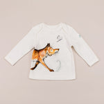 Dexter Fox Print Long Sleeve T-Shirt