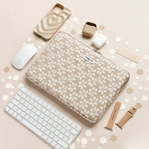 Mocha Flower Laptop/Tablet Case