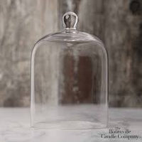 Clear Glass Cloche Dome