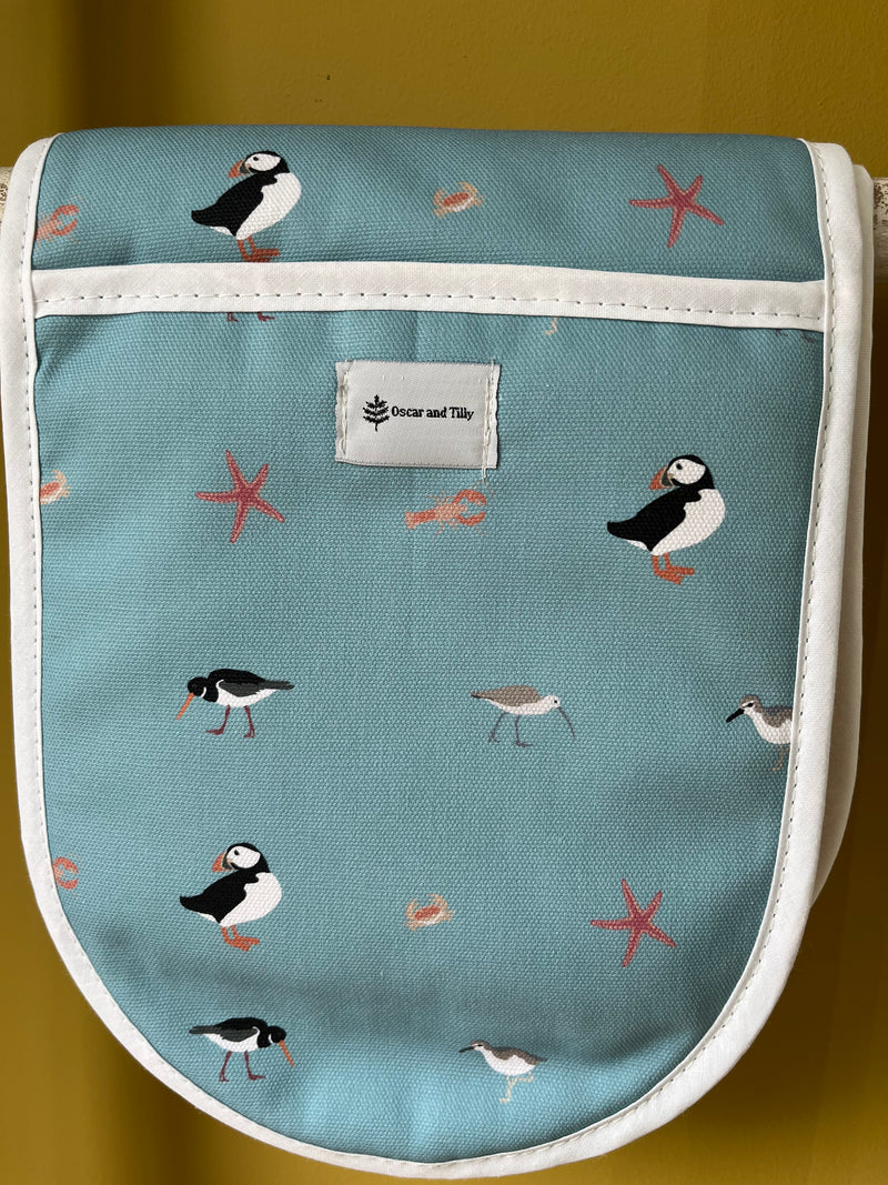 Oscar & Tilly Coastal Birds Oven Gloves