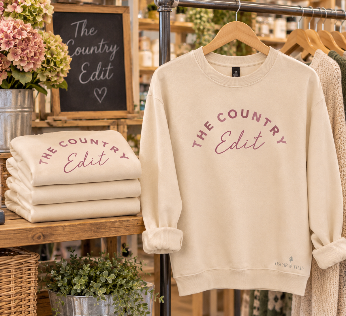 'The Country Edit' - Relaxed Sweatshirt