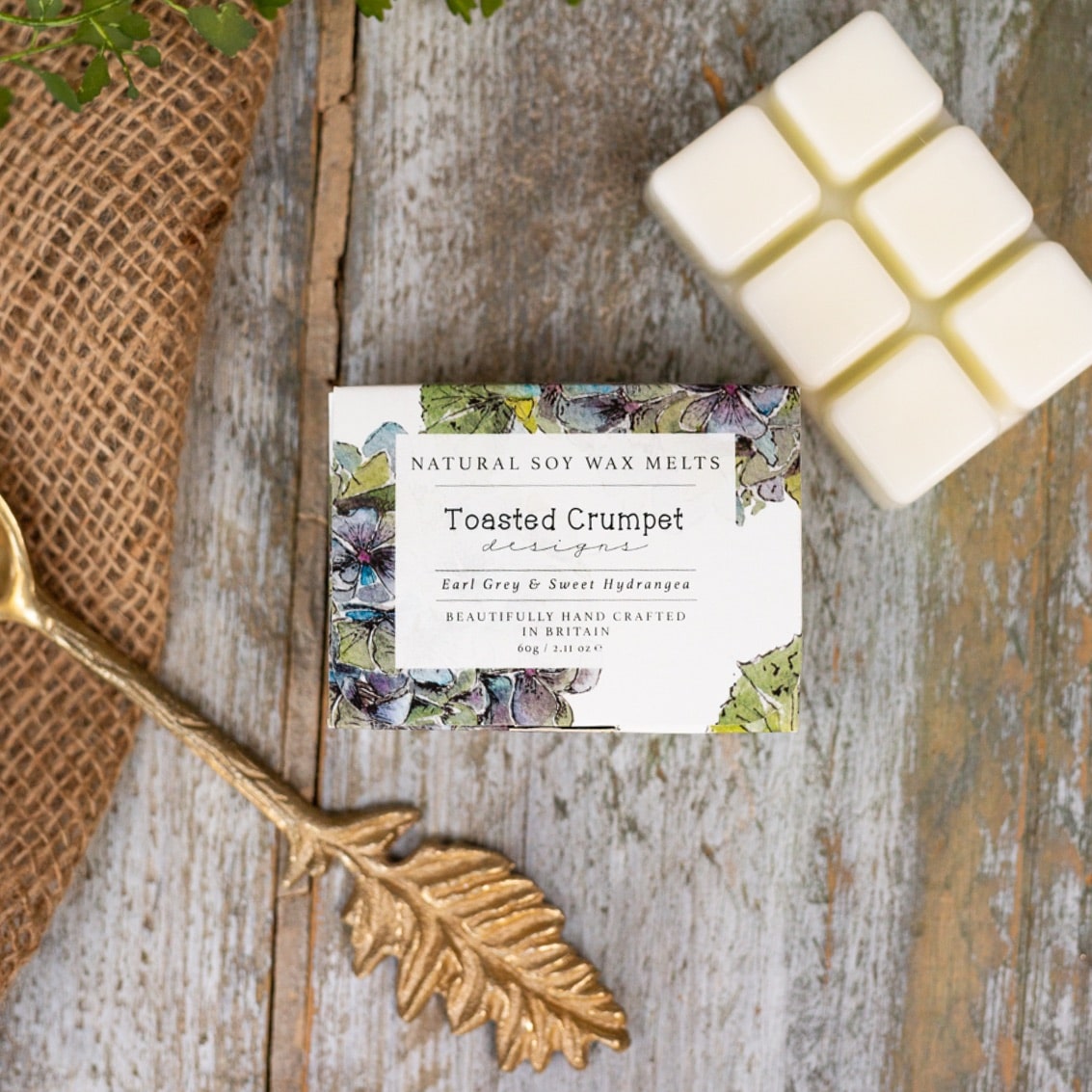 Earl Grey & Sweet Hydrangea Soy Wax Melt