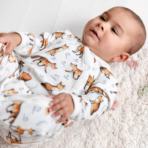 Dexter Fox Print Babygrow