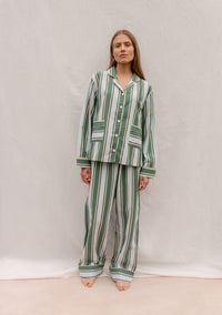 Cotton Pyjamas in Blue Stripes