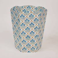 Block Printed Waste Paper Basket ~ in 3 pretty patterns