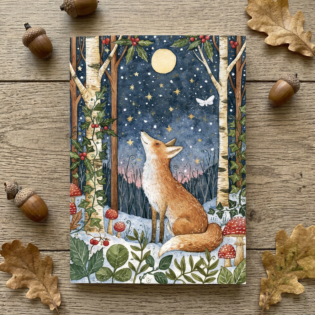 Fox Notebook – Woodland & Nature Stationery A5