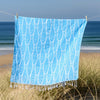 Fish Festival Beach Sheet – Aqua