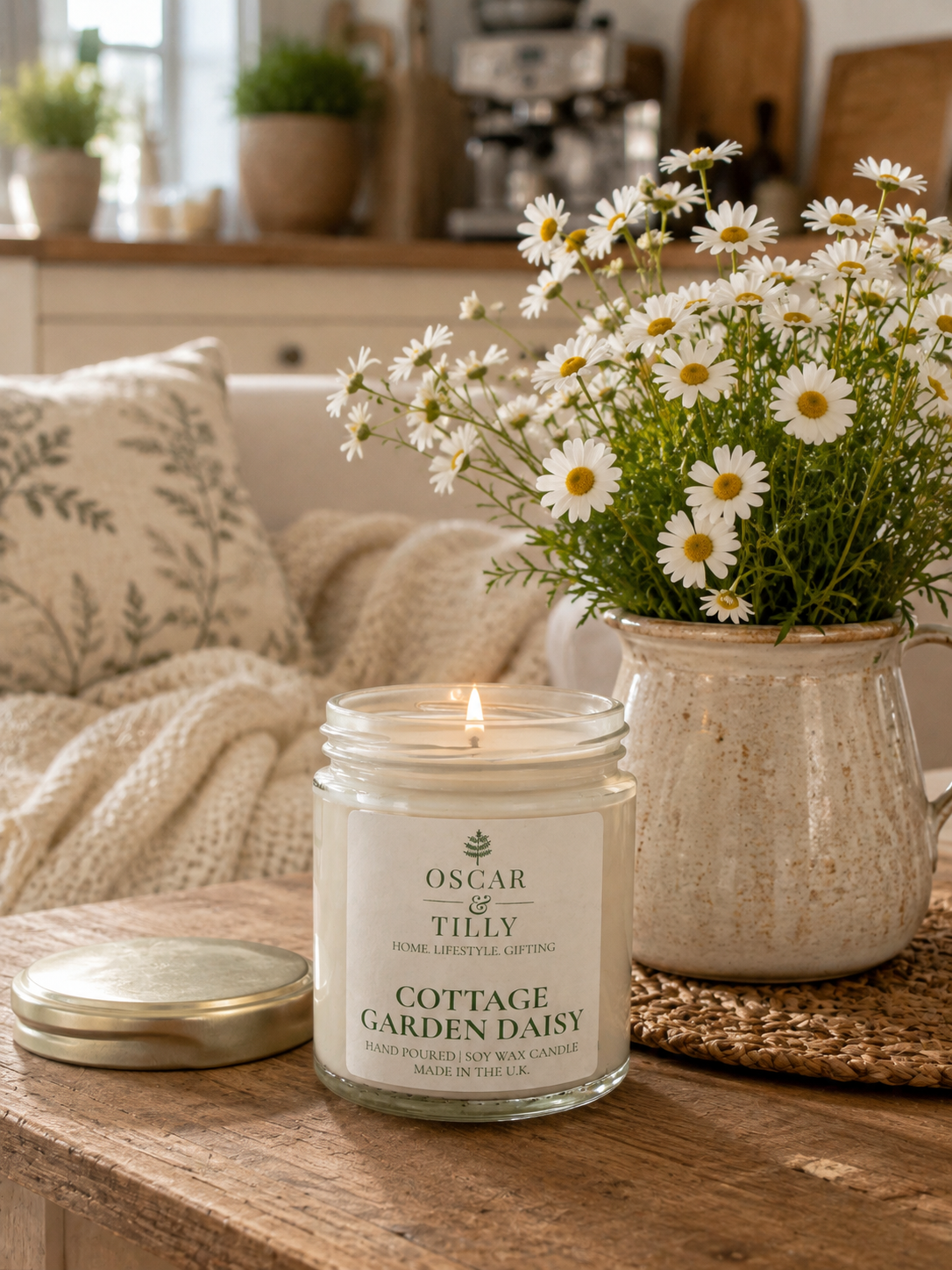Cottage Collection - Cottage Garden Daisy Candle