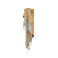 Dartmoor Desert Brown Pure New Wool Throw