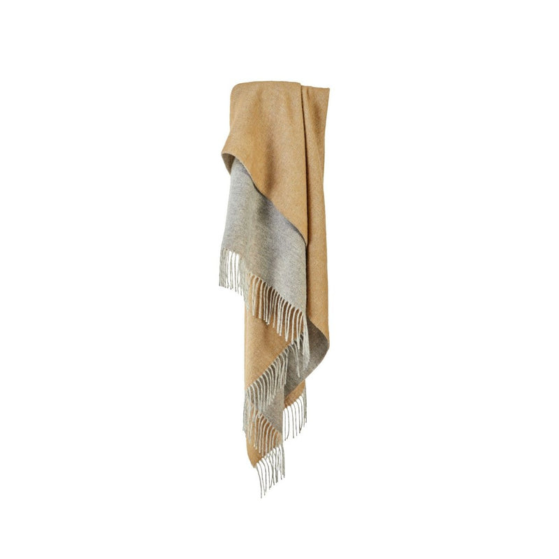 Dartmoor Desert Brown Pure New Wool Throw