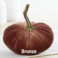 Small Velvet Pumpkins in 7 colourways