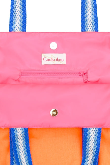 Bright Orange Beach Bag