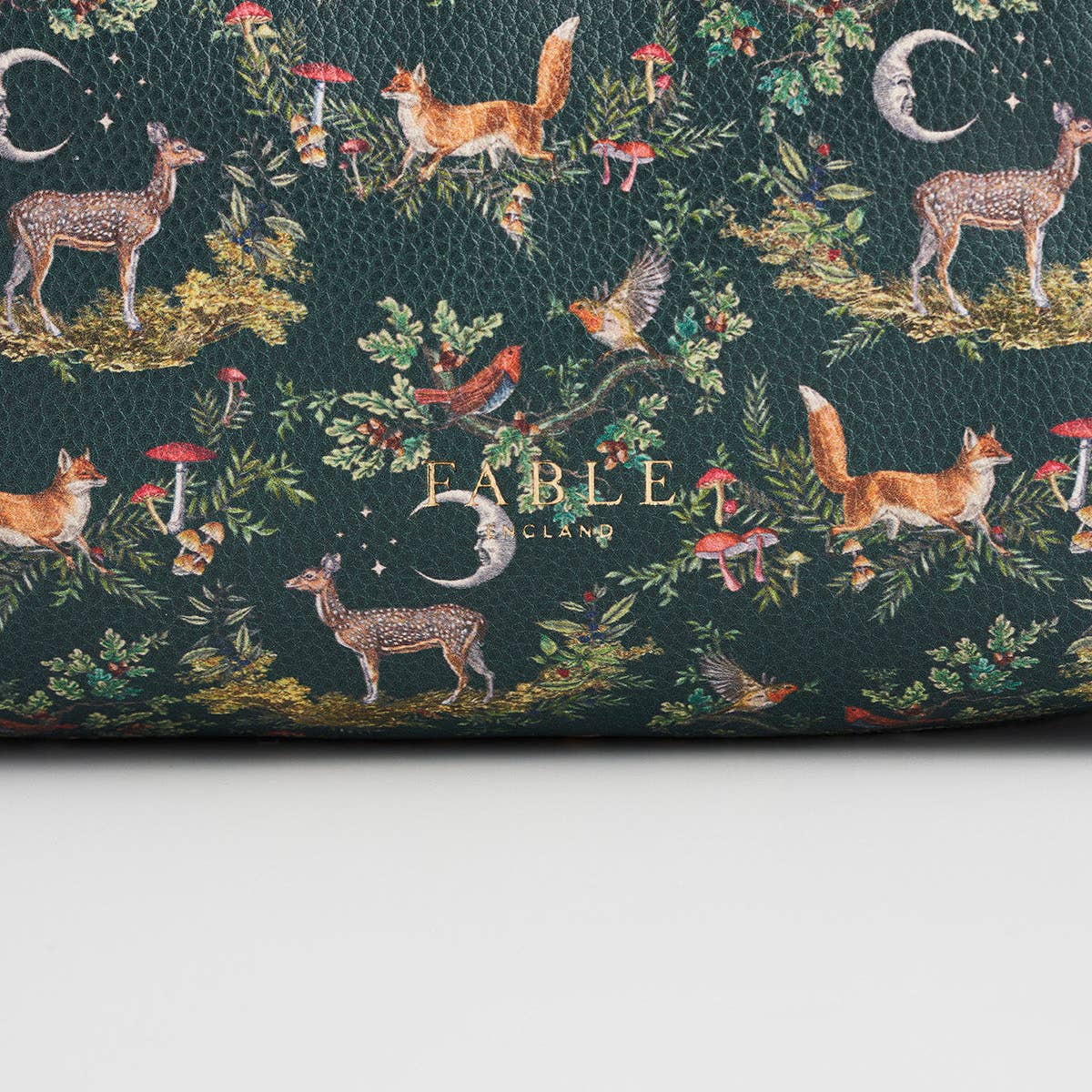 Into the Woods Green Small Pouch