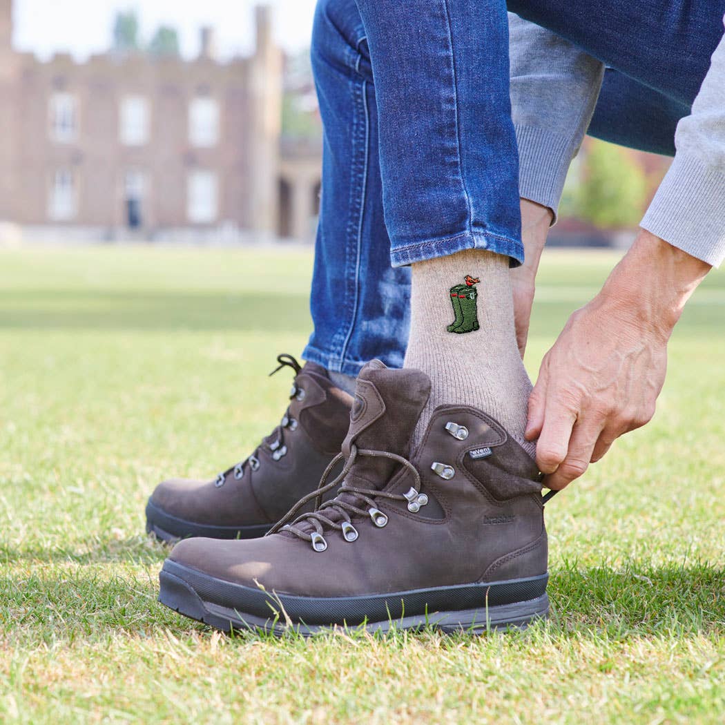 Wellies Gardening Wool Socks