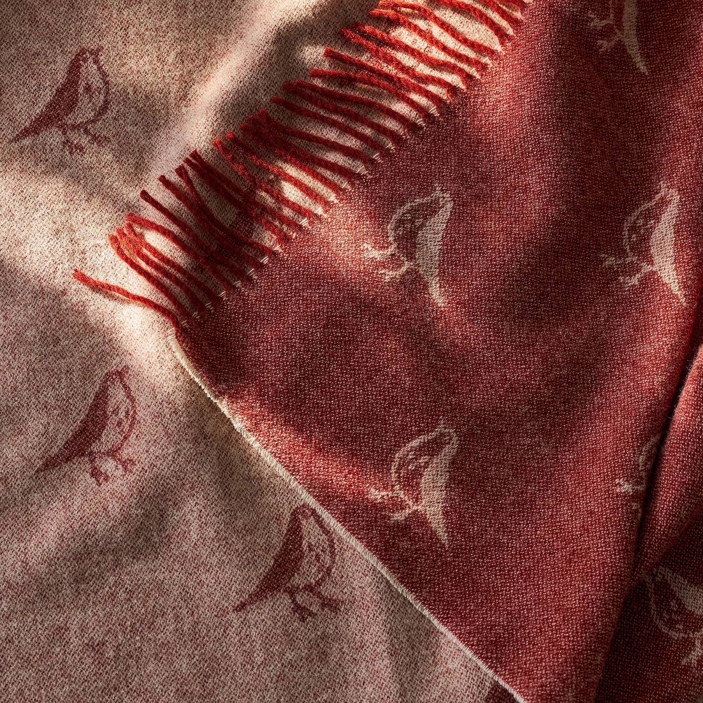 Robin Wool Throw by Sophie Allport