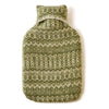 Fair Isle Pure New Wool Hot Water Bottle ~ in 3 seasonal accents
