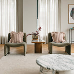 Cotton Cushion Cover in Pink Stripe