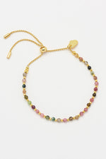 Amelia Bracelet Gold Plated With Tourmaline