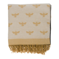 Bees Woven Picnic Blanket