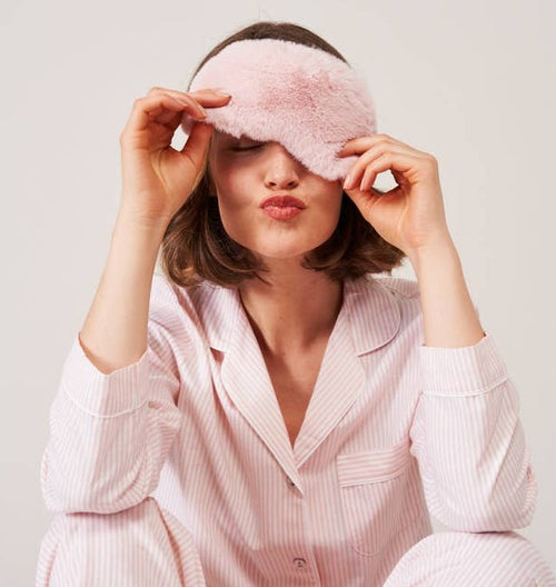 Luxury Fury Eye Mask in Blossom Pink- the Perfect Gift