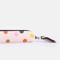 Pale Pink Dotty Pencil Case/Beauty Case