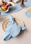 Cotton & Linen Table Napkins in Blue or Pink