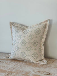 Orla Sage Print Flanged Edge Cushion Cover