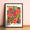 Fruit and Flowers, Botanical Print – Unframed