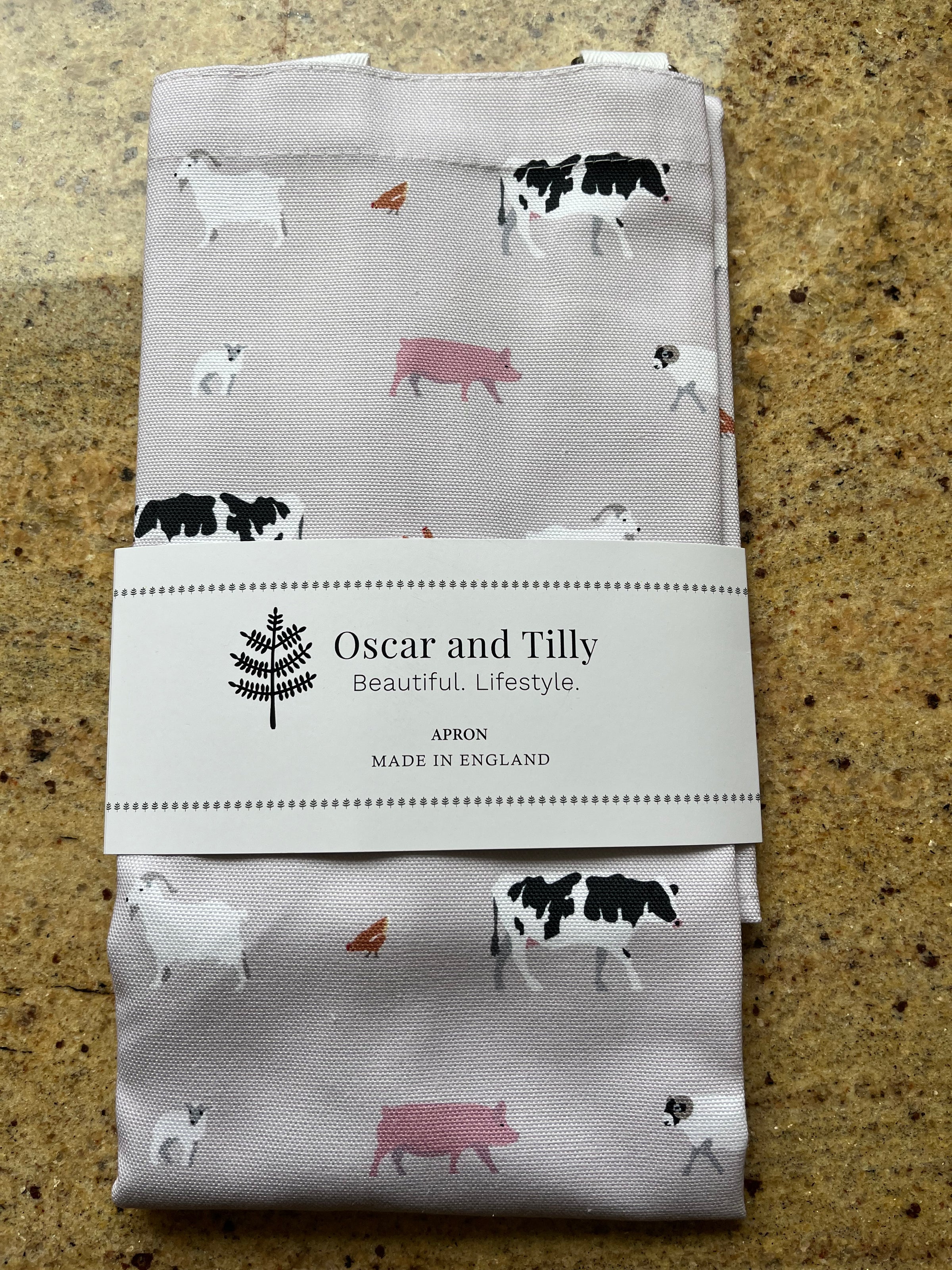 Oscar & Tilly Farming Animals Apron