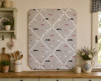 Large Handmade Fabric Noticeboard ~ Farmyard Animals